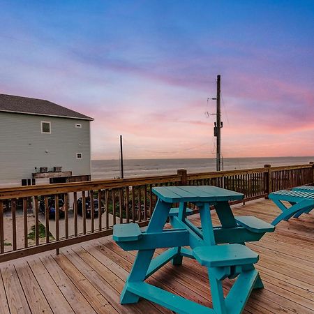 Beachfront - Hot Tub - Bbq - 14 Guests Bolivar Peninsula エクステリア 写真