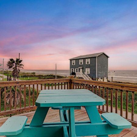 Beachfront - Hot Tub - Bbq - 14 Guests Bolivar Peninsula エクステリア 写真