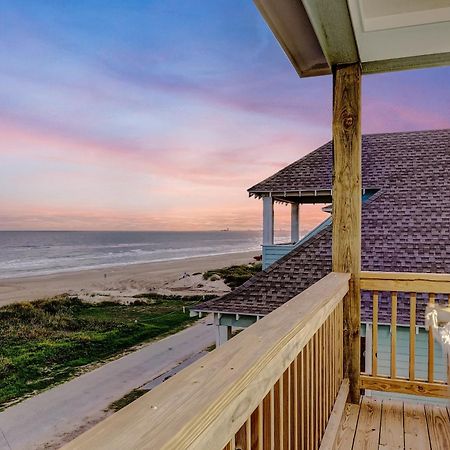 Beachfront - Hot Tub - Bbq - 14 Guests Bolivar Peninsula エクステリア 写真