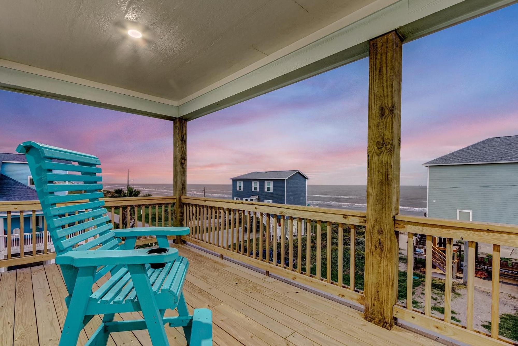 Beachfront - Hot Tub - Bbq - 14 Guests Bolivar Peninsula エクステリア 写真